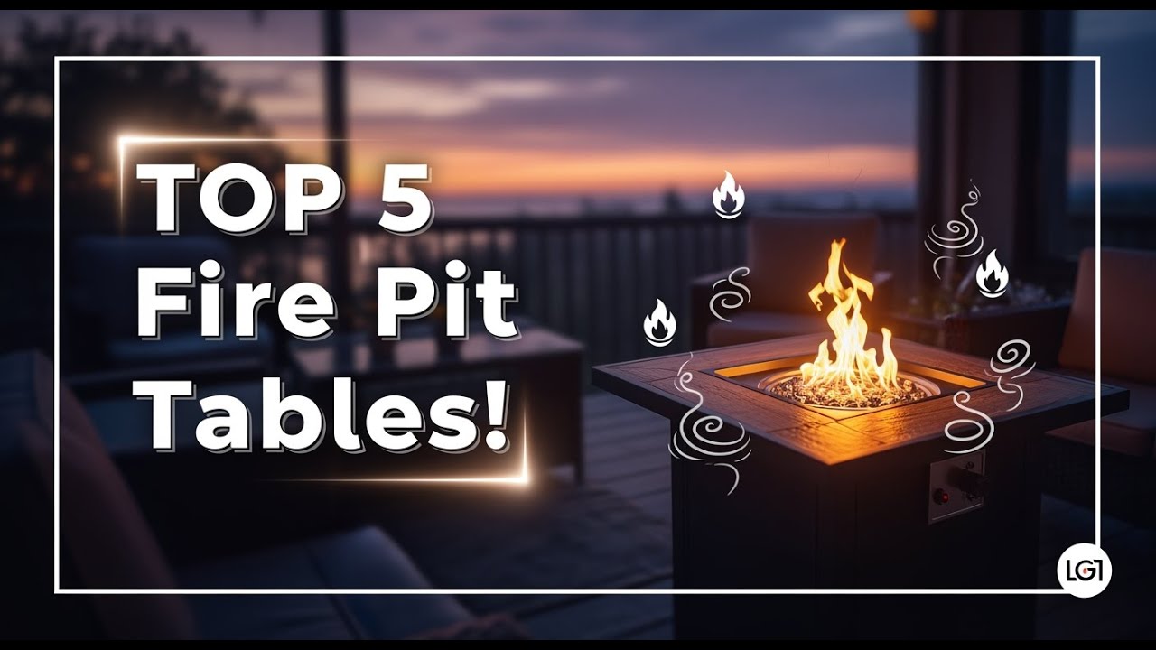 TOP 5 Best Propane Fire Pit Tables 2026 | A Cozy Fire at the Push of a Button