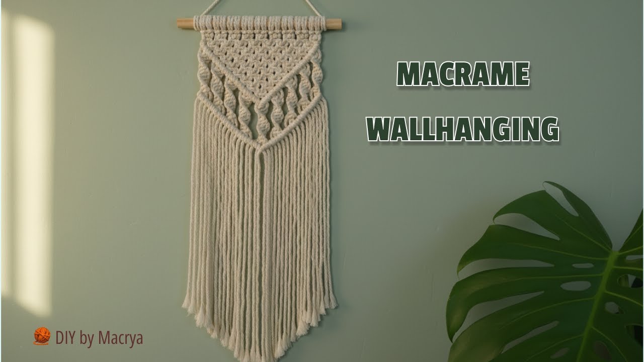 Macrame Wall Hanging Tutorial | Easy for Beginners