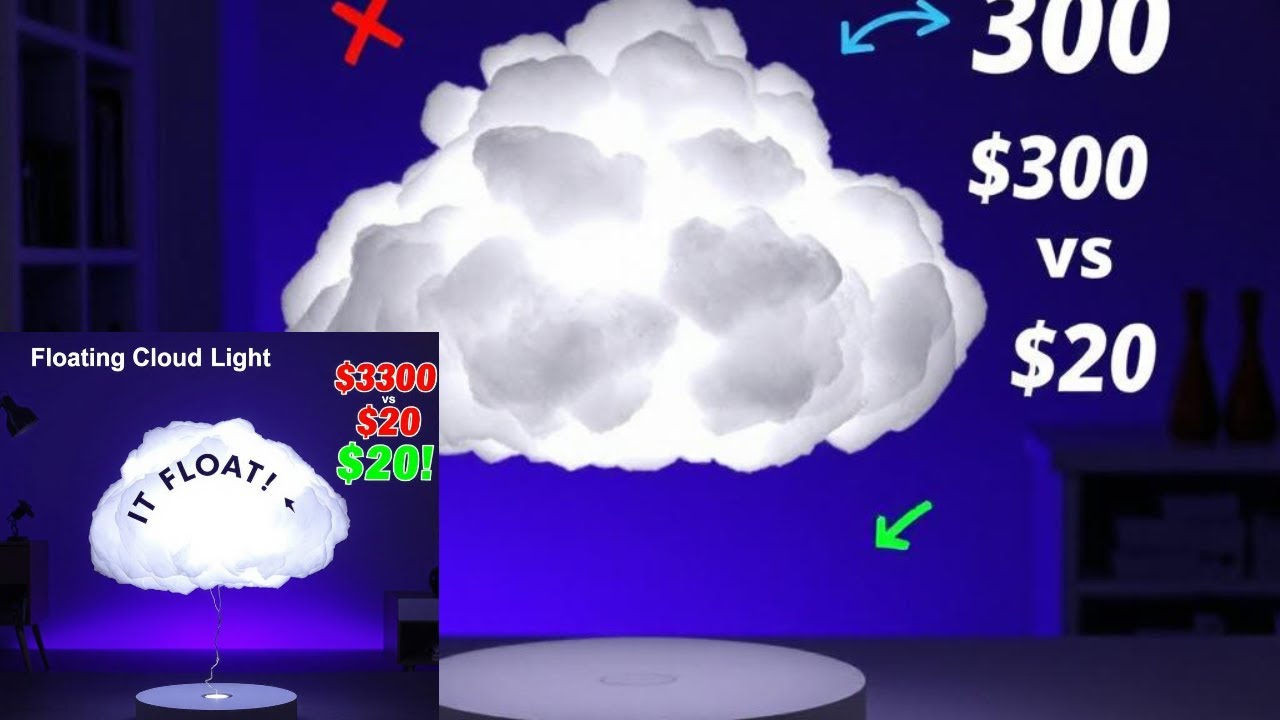 DIY Floating Cloud Light (Actually Levitates!) ☁️✨