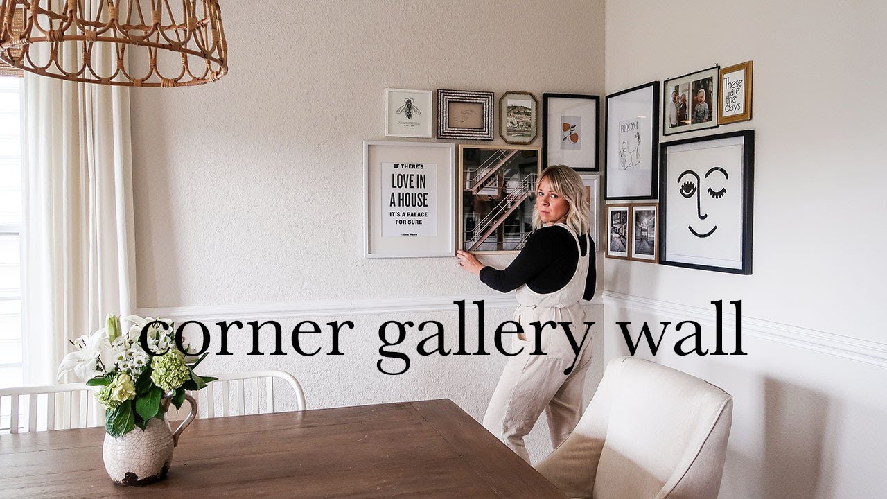 Designing a Corner Gallery Wall