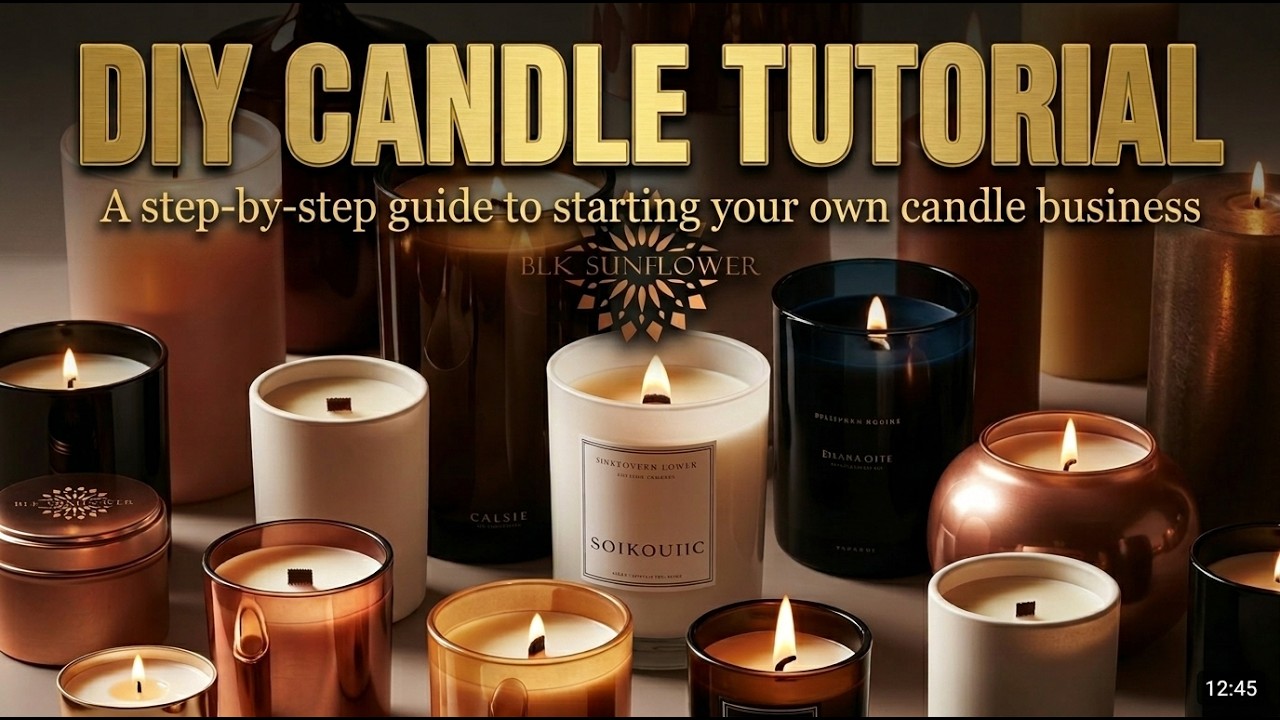 An EASY Candle Recipe and Marble Design for Candle Business Success
