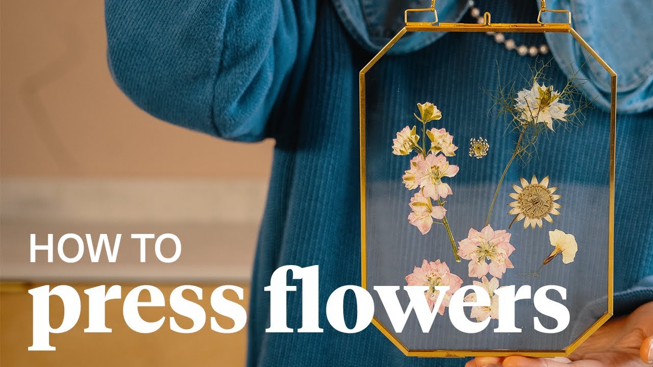 How to Press Flowers - Flower Hour by Bloom & Wild
