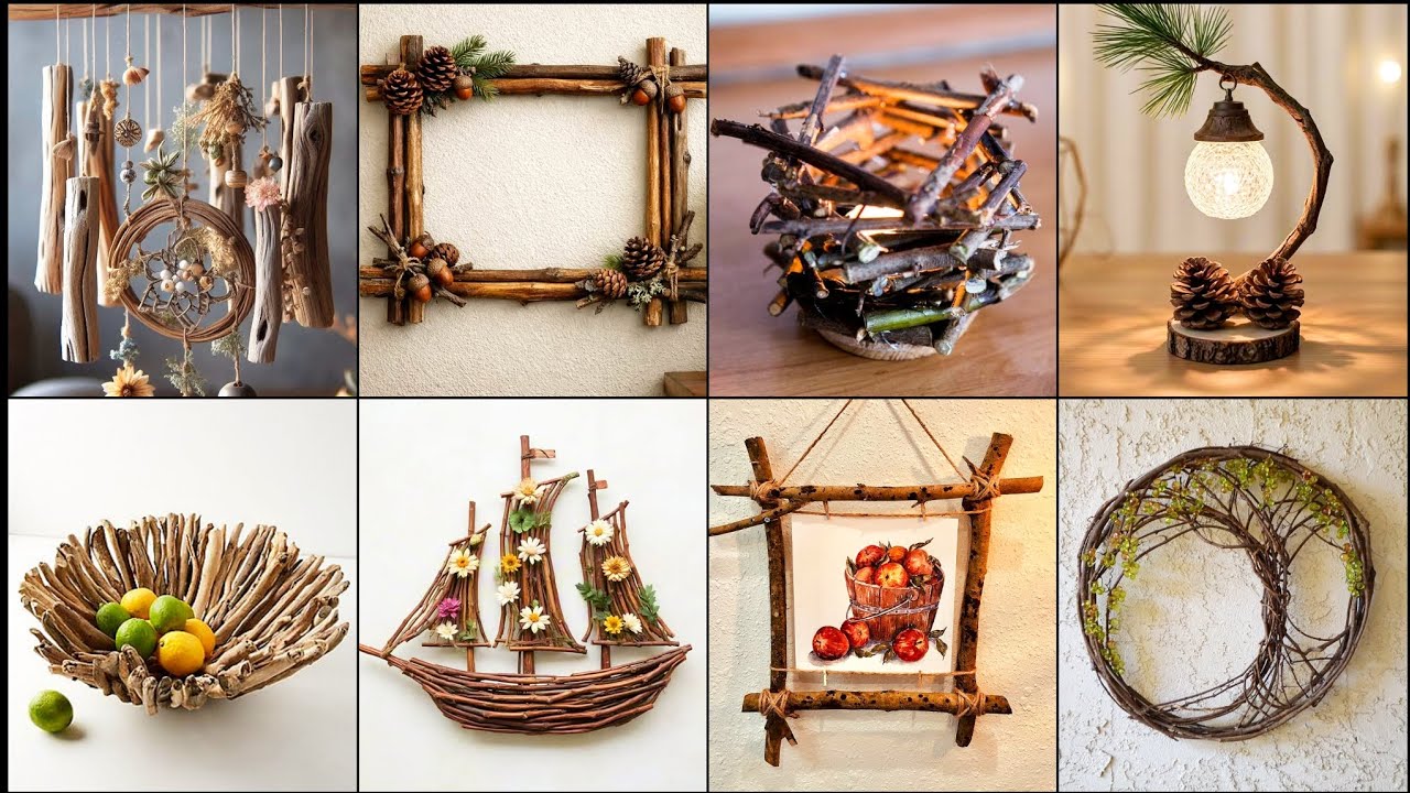 Rustic Twig Crafts Ideas 🌿🌲 | Easy DIY Nature Decor