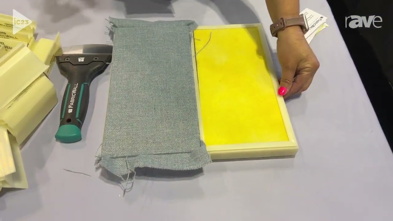 InfoComm 2023: FabricWall Features On-Site Stretch System for Fabric Walls