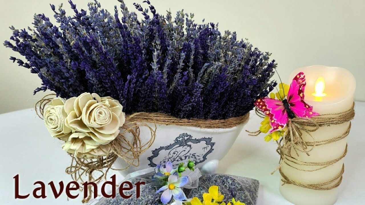 [55편 How to make a Dried Lavender decoration]
