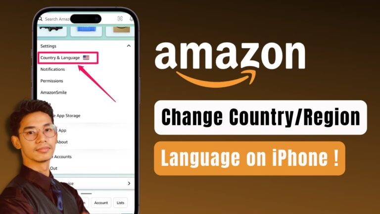 How to Change Amazon Country on iPhone