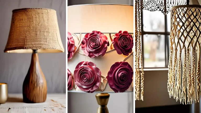 12 DIY Lampshade Ideas to Completely Change the Look of Any Lamp