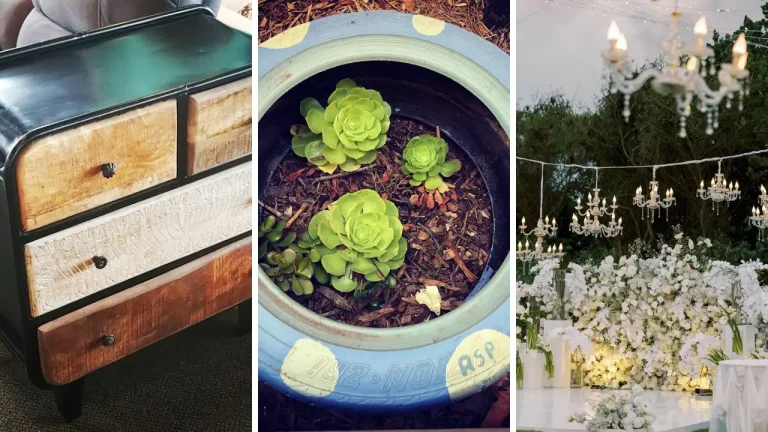 12 DIY Outdoor Planter Ideas Using Unexpected Materials