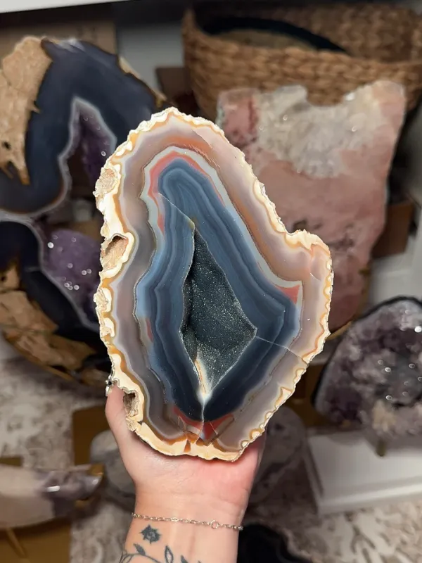 Agate Slice Ornaments