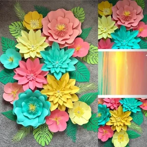 Tropical Paper Hibiscus