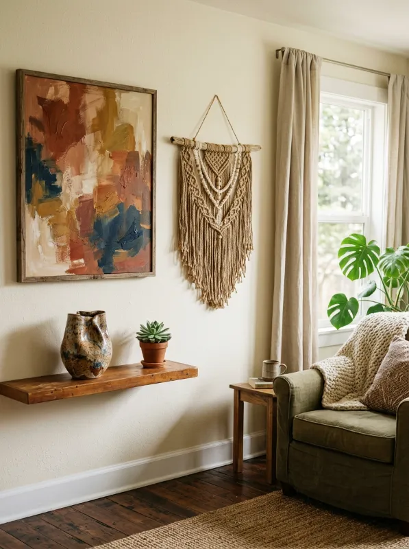Best Handmade Art Types for Living Rooms