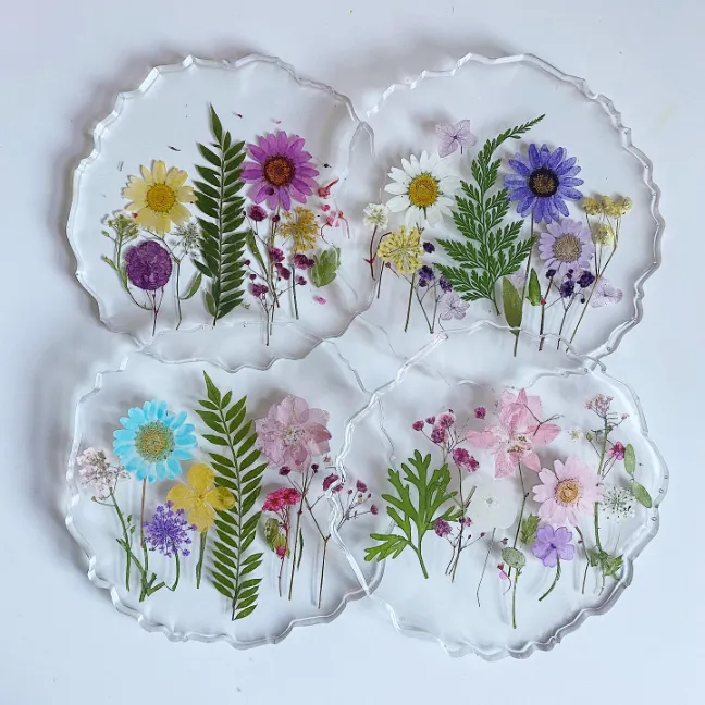 Botanical Resin Coasters