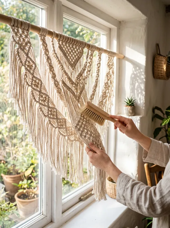 Caring for Your Handmade Macrame Curtain