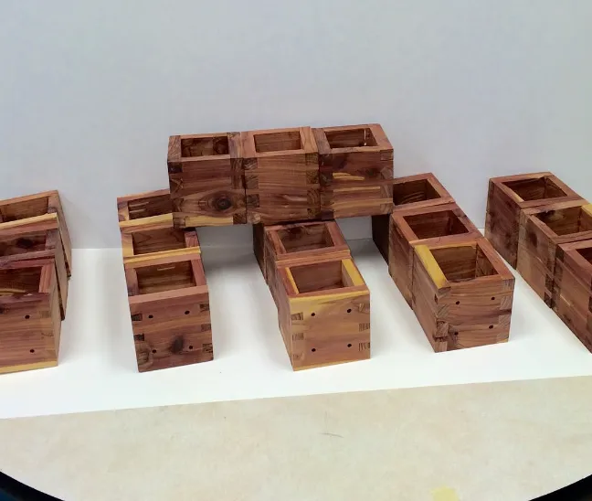 Cedar Storage Boxes