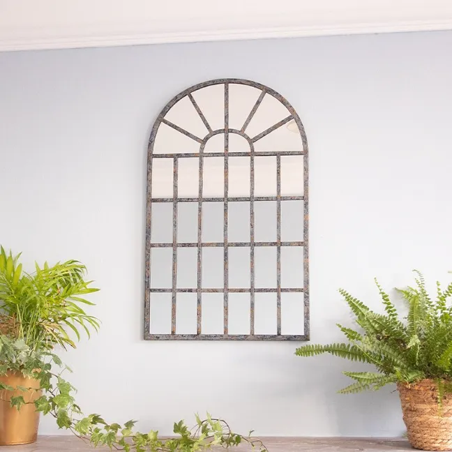 Charming Window Frame Mirror