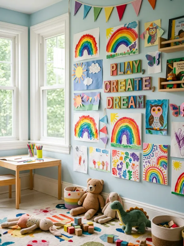 Children's Rooms and Playroom Gallery Walls