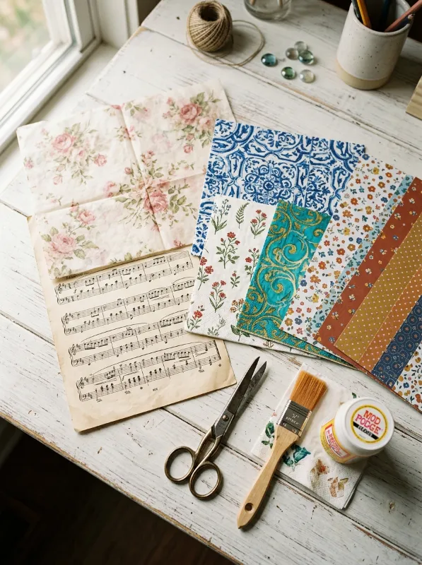 Choosing the Right Paper for Decoupage