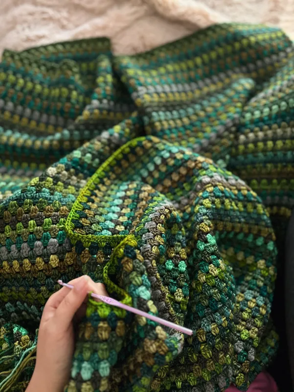 Chunky Knit Throw Blanket