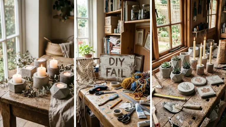 How to Make a Concrete Candle Holder at Home (Easy Beginner Method)