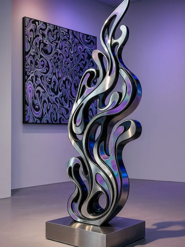 Copper Pipe Sculpture