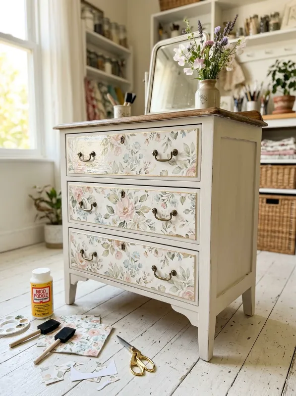 Creative Ideas for Your First Decoupage Furniture Project