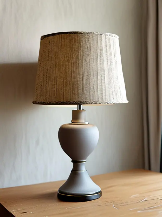 Elegant Fabric-Wrapped Shade