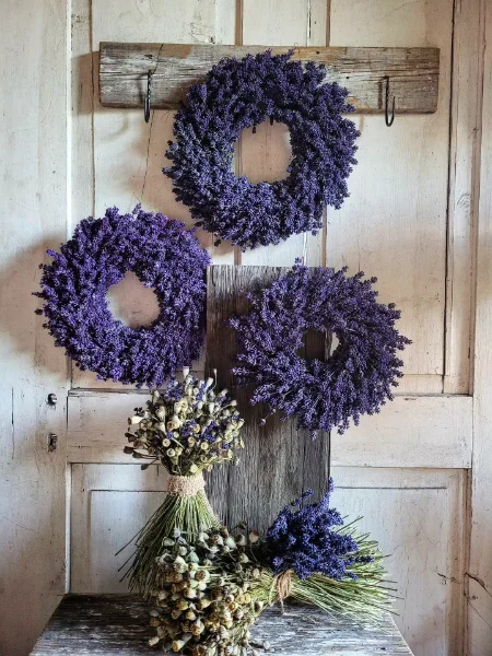 Elegant Lavender Wreath