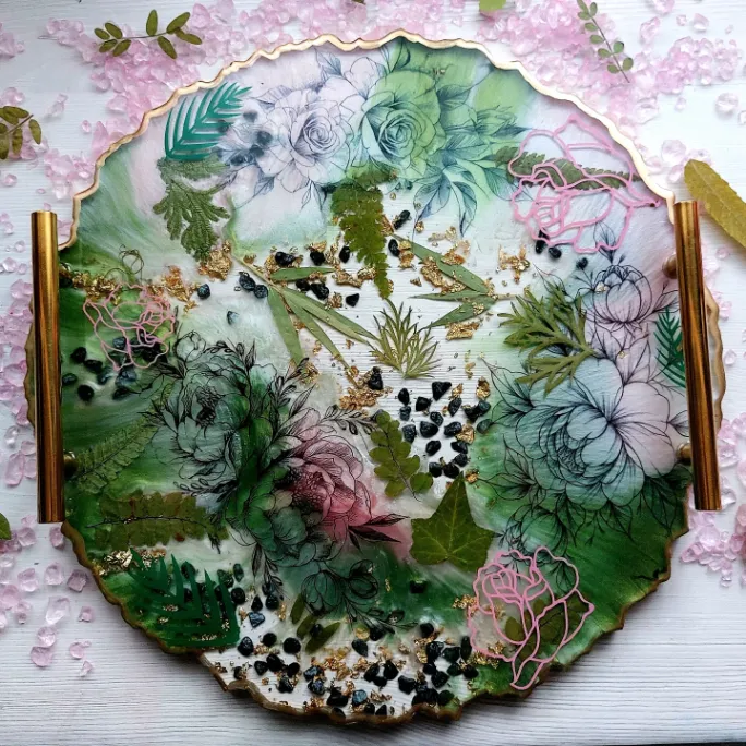 Embedded Botanical Beauty