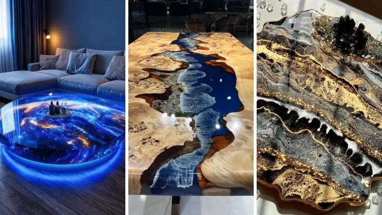 10 Epoxy Resin Table Top Ideas That Transform Furniture Into Stunning Art