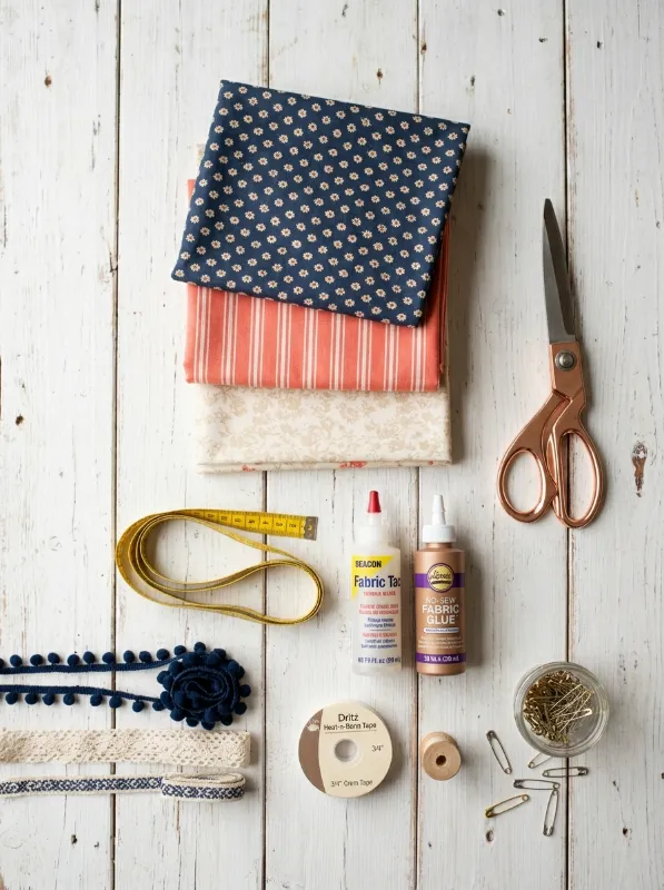 Essential Materials for No-Sew Decorative Throw Pillow Covers