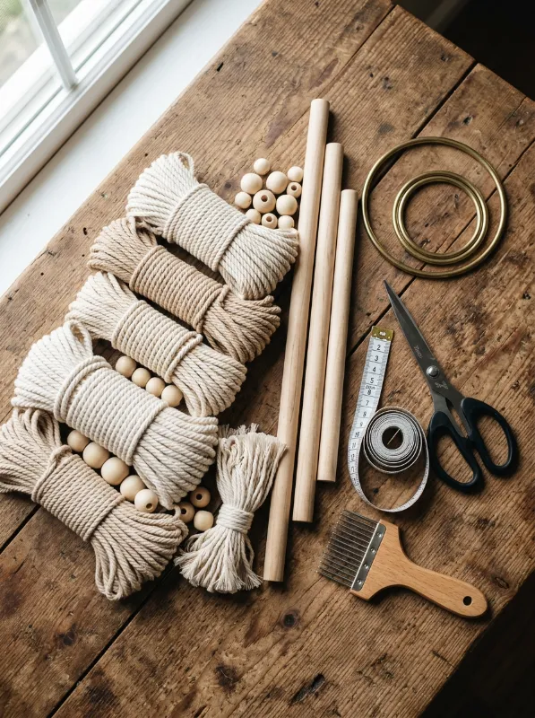 Essential Materials for Your Macrame Wall Hanging