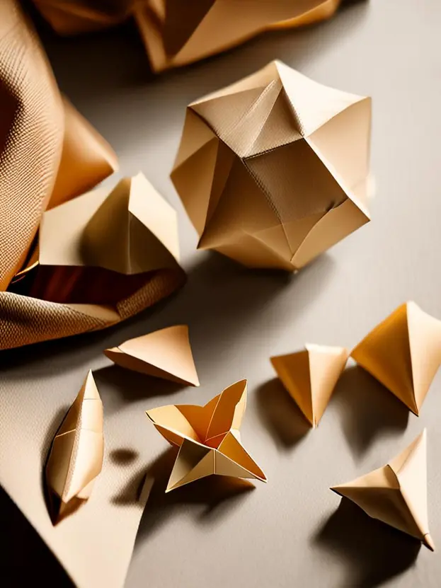Fabric Origami Shapes