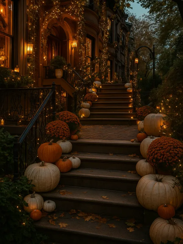 Fabric Pumpkin Centerpiece