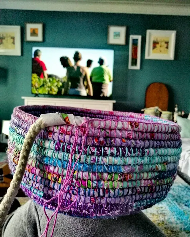 Fabric Wrapped Vases