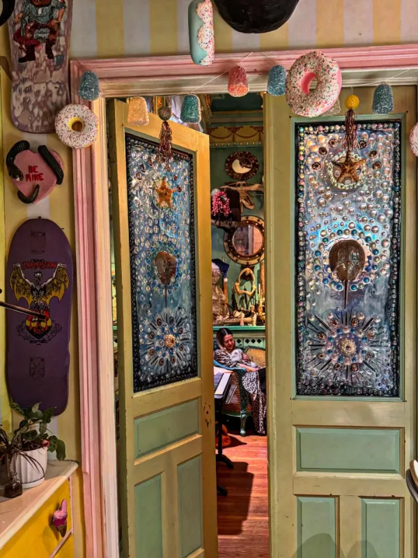 Faux Stained Glass Panels