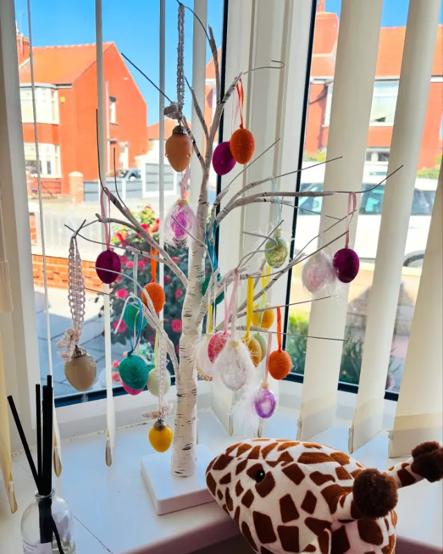 Festive Egg Tree Centerpiece