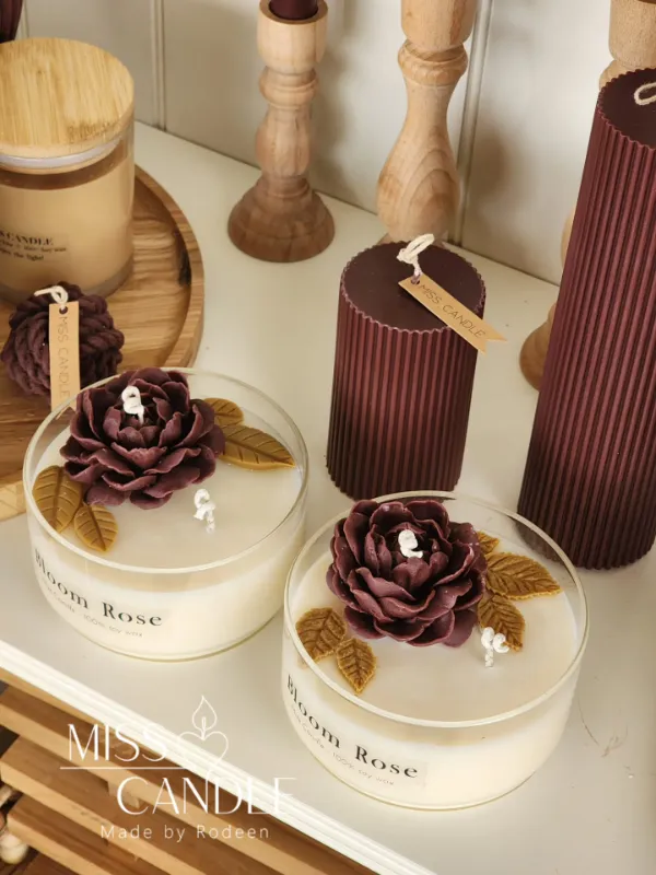 Floating Flower Candles