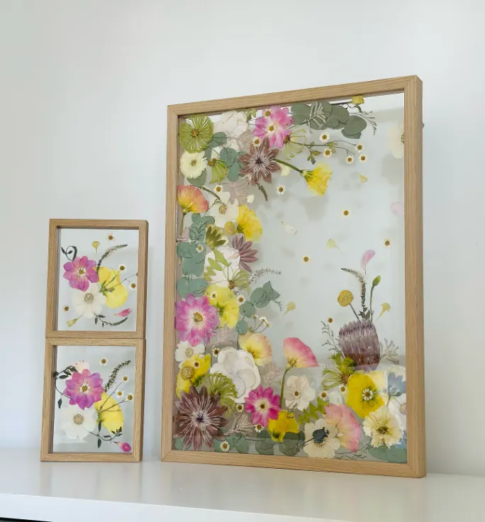 Floating Glass Frame Display