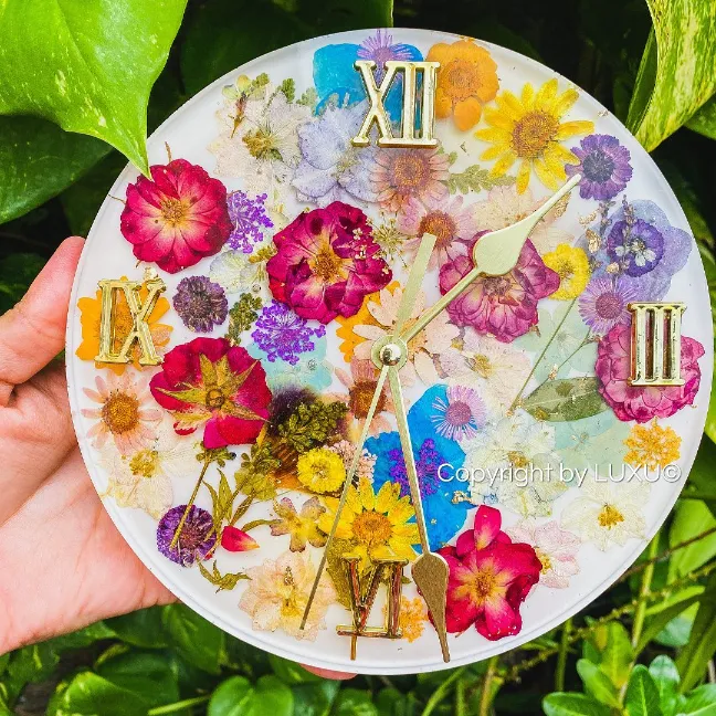 Floral Wall Clock Creation