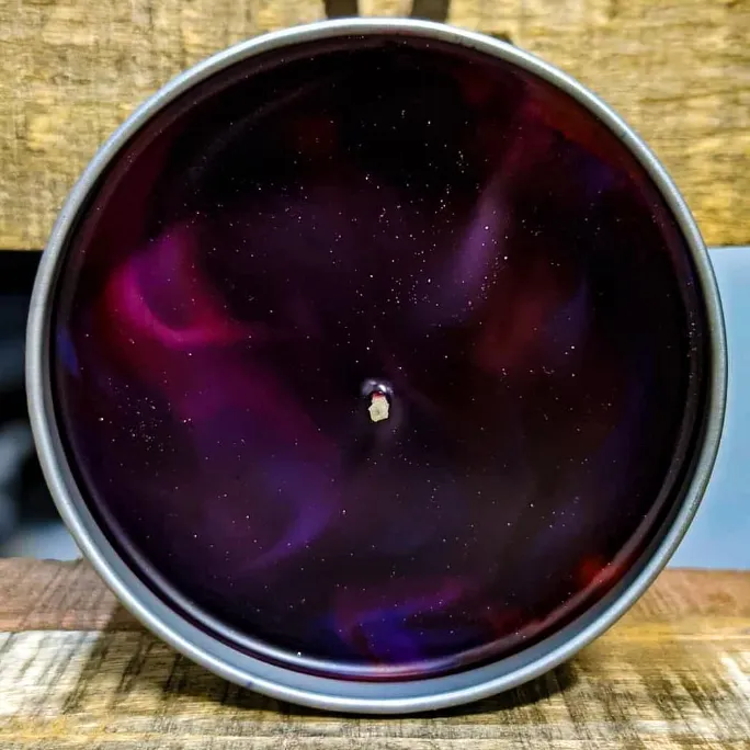 Galaxy Swirl Candle