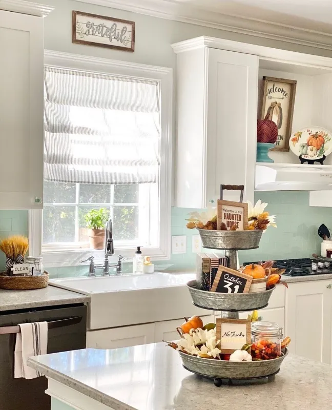 Galvanized Tiered Tray