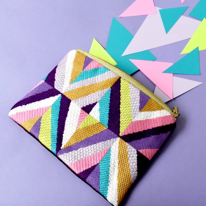 Geometric Painted Canvas Geometric Painted Canvas