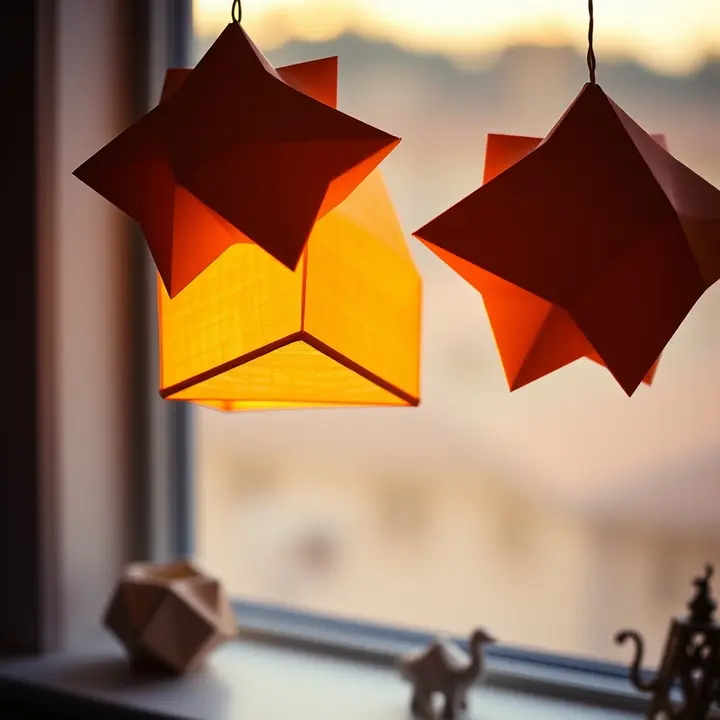 Geometric Star Lanterns