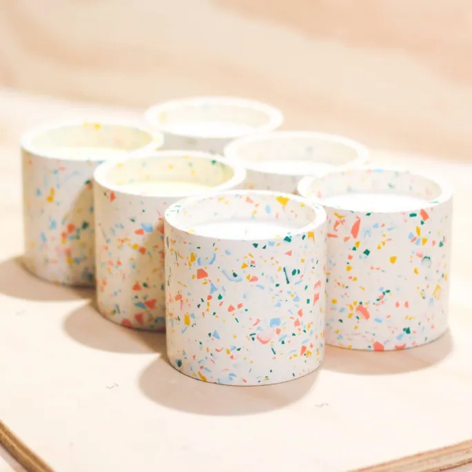 Geometric Terrazzo Style