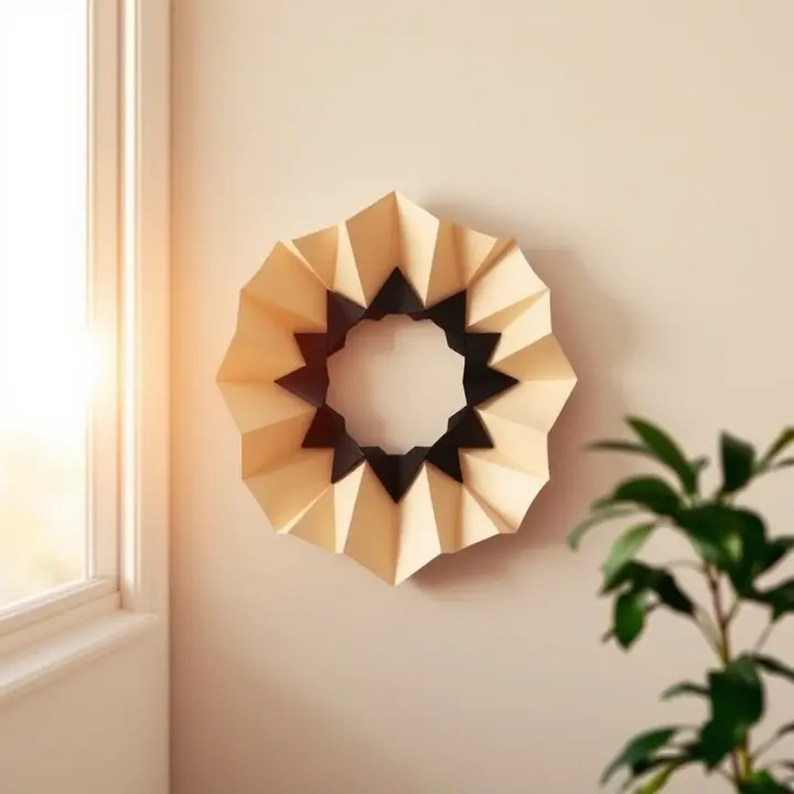 Geometric Wall Sculpture