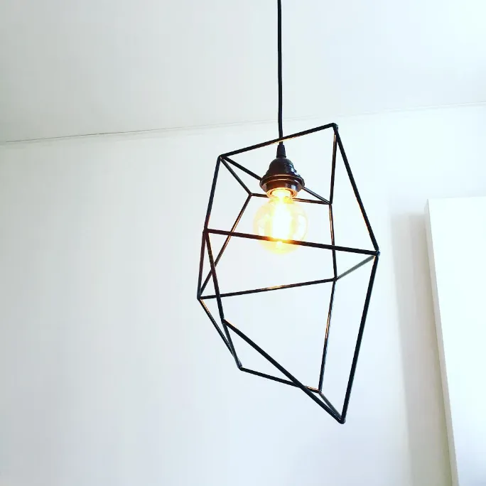 Geometric Wire Pendant