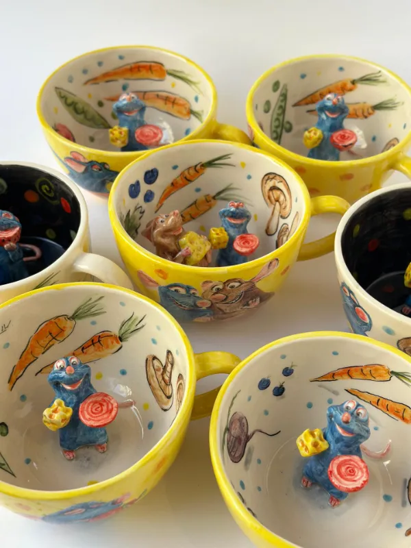 Hand-Painted Ceramic Dishes