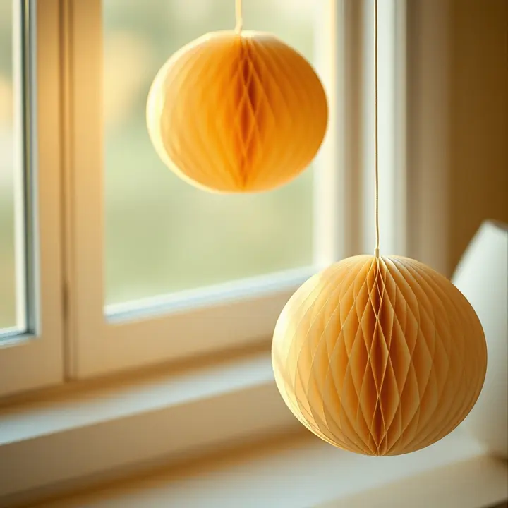 Honeycomb Paper Orbs
