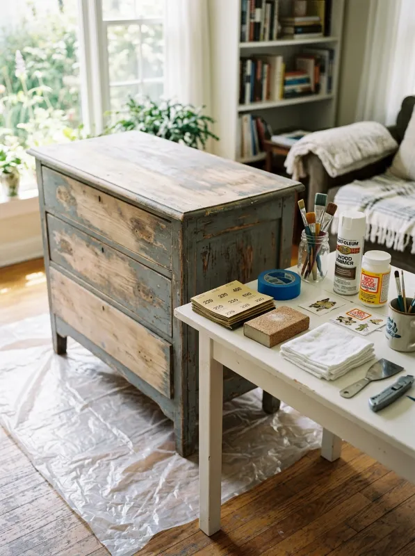 How to Decoupage Furniture for Beginners: Preparation Steps