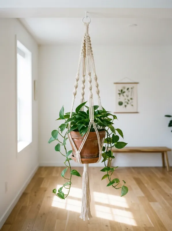How to Make a Macrame Plant Hanger in 5 Simple Steps